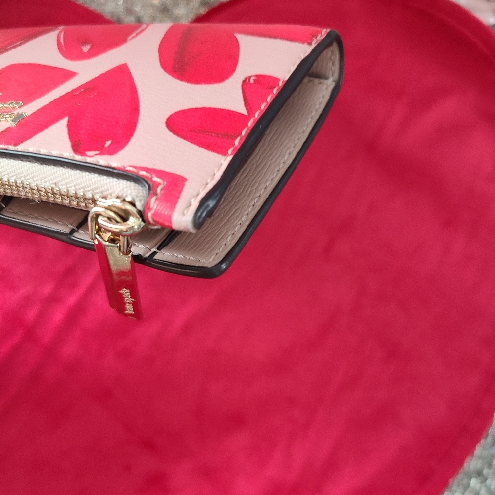 Kate Spade ❤ Heart Wallet Red & Pink - Picture 14 of 15